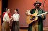David Conway, junior history major, sings and plays guitar during a performance of "The Winter's Tale." - Photo by Deanna Santangelo