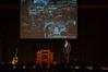 During chapel, Greg Thornbury, vice president for spiritual life and dean of the school of theology and missions, talks about the earthquake and resulting tsunami that devastated the people of Japan.  - Photo by Ebbie Davis
