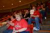 Sandy Maclemore, Sherrel Dorris, and Debbie Cook cheer as the Lady Bulldogs score a basket in the semifinals of the NAIA National Championship. - Photo by Beth Spain
