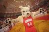 Buster the Bulldog runs around at the NAIA National Championship. - Photo by Morris Abernathy