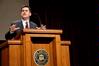 Russell D. Moore speaks at chapel during the Crabtree Family Life Series on the subject of adoption. - Photo by Deanna Santangelo