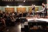 Rob Griffith, Rob Alvey, and Stephen Capps perform for the Culture Fest open mic in Barefoots Joe.  - Photo by Abigail Harris