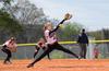 04/91/11 - Keaton Kirk, sophomore athletic training major, pitches the first of a double-header sweep for the �鶹��Ƶ Lady Bulldogs against Cumberland University.