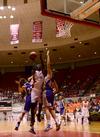 03/77/11 - Zeinab Chan attacks the basket. �鶹��Ƶ Lady Bulldogs play Olivet Nazarene in the second round of the 2011 NAIA Division I Women's Basketball National Championship.