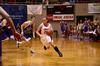 03/77/11 - Kayla Hudson drives down the floor during round two of the NAIA National Championship. 