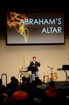 Union students gather in the Bowld Student Commons for the annual Abraham's Altar event. Students get together every year mid-semester to focus their attention back on Christ. This student led revival attracted many people at their first session this year. - Photo by Ebbie Davis
