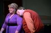 Megan Euler, senior music performance major, and Jed Dugger, junior music education major, perform "You're Just in Love" from the Broadway musical "Call Me Madam" during Opera Workshop. - Photo by Abigail Harris