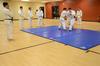 A group of students called the Judo Club meets on Mondays in the Bowld Student Commons to practice martial arts.  - Photo by Abigail Harris