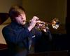 Chase Techentin, junior music major, performs for his junior trumpet recital. - Photo by Abigail Harris