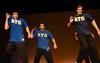 The men of Alpha Tau Omega show perform at the 14th annual Variety Show presented by the Student Activities Council. - Photo by Ebbie Davis