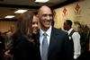 Tony and Lauren Dungy, Super Bowl winning coach and his wife, pose for a photo during the Roy L. White Legacy Golf and Gala. - Photo by Deanna Santangelo