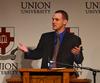 David Platt, Pastor of the Church at Brook Hills Birmingham, Alabama, outlines the Bible using the framework of God's Kingdom in the first of his plenary sessions at Read the Bible for Life, hosted by the R.C. Ryan Center for Biblical Studies.  - Photo by Victoria Stargel