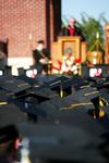 Union's 2011 graduates gather on the Great Lawn.  - Photo by Deanna Santangelo