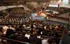 West Jackson Baptist Church was a packed house for Union's Fall Graduation 2003. - Photo by Justin Veneman