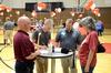 8/19/11 - Ken Litscher, director of residence life, talks with Matt, freshman biblical studies major, and his parents, Timm and Donna, during New Student Move-in.