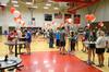8/19/11 - Freshmen register in the Fred Delay Gymnasium during New Student Move-in.