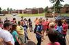 Focus leaders prepare to lead new freshmen around Jackson to show them the area during Focus week.  - Photo by Zac Calvert
