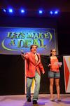 Spencer Connatser, senior youth ministry major, hosts one of the games during the annual SAC Game Show, Let's Make a Deal. - Photo by Zac Calvert