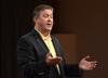 Steve Gaines, pastor of Bellevue Baptist Church in Cordova, Tenn., speaks during chapel about the role of prayer in strengthening churches and developing a personal relationship with God. - Photo by Jacob Moore