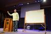 Jimmy Scroggins, pastor in West Palm Beach, Fla., speaks in the first of three sessions during Faith in Practice Week. - Photo by Jacob Moore