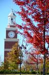 Miller Tower stands tall on a beautiful Autumn day. - Photo by Ebbie Davis