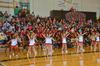 Union cheerleaders keep students fired up during the Lady Bulldogs Homecoming game against St. Francis. - Photo by Morris Abernathy