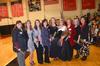 Former Union homecoming queens gather in the Fred DeLay Gym. Five decades are represented, from the 60's to present. - Photo by Morris Abernathy