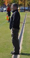Coach Brandon Boylan. - Photo by Steven Aldridge