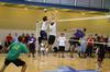 Lambda Chi Alpha members compete against an Sigma Alpha Epsilon team during an intramural volleyball game. - Photo by Jacob Moore