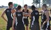 10/29/11 - Union men's cross country gathers before the race. - Steven Aldridge