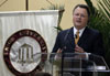 4/5/04 - President of the Executive Committee of the SBC Morris H. Chapman presents an address titled <i>Cooperative Program: Connectionalism versus Cooperation?</i> at the Baptist Identity Conference that was held on Union's campus April 5-6.
