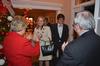 The Dockery's greet Greg and Kimberly Thornbury at the annual open house. - Photo by Morris Abernathy