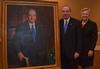 12/2/11 - JACKSON, Tenn. – December 2, 2011– Union University trustees celebrated the completion of the “Union 2012” strategic plan and unveiled a presidential portrait of David S. Dockery during their trustee meeting Dec. 2 on the university campus.
  David and Lanese Dockery stand by the newly unveiled portrait.