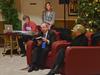 Students gathered in the McAfee commons to hear David S. Dockery  read the Christmas story. This is one of the tradition's during the last weeks of the semester here at Union. David S. Dockery reads the Christmas story from the Bible. - Photo by Morris Abernathy