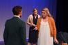 Cassie Osborn, junior social work major, plays the role of Sophia Ashworth for Aubrey Swanson's original one-act called 'Inner Sanctum.' - Photo by Jacob Moore