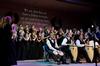 12/6/11 - The department of music performs a song for Union friends and family during