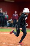 02/10/12 - Alex Williams runs to first base during Union's season opener versus William Woods (Mo.).  
