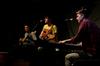 Student perform in Barefoots Joe at a concert during Scholars of Excellence Weekend.  - Photo by Anne Richoux