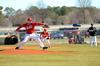 02/25/12 - Colin Hatch pitches to a Taylor University player during a double-header. The Bulldogs won both games on Saturday. 