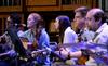 Members of Christ Community Church lead music during chapel. - Photo by Jacob Moore