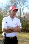 Andy Rushing, head coach of the golf team, talks about the season and his expectations during the UT Martin/Grover Page Classic at the Jackson Country Club. 
 - Photo by Anne Richoux