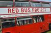 The big red bus stopped at Union University April 3 and offered Union students an opportunity to donate clothes, buy clothes that had been previously donated and interact with Chapman and other representatives from the Red Bus Project. - Photo by Morris Abernathy