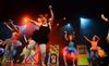 Members of Kappa Delta perform as Dr. Seuss characters during the 15th annual Variety Show at the Carl Perkins Civic Center. - Photo by Jacob Moore
