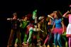 Erin Spencer, senior biology major, plays the part of the Grinch during Kappa Delta's performance for the 15th annual Variety Show. - Photo by Anne Richoux
