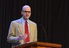 Matt McCullough, pastor of Trinity Church in Nashville, speaks during chapel on <em>What Not To Wear,</em> based from Hebrews 2:12-15. - Photo by Jacob Moore