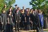 Union University Singers perform <em>All Flesh is Grass</em> under the direction of Chris Mathews, associate professor of music and department chair, during spring graduation. - Photo by Morris Abernathy