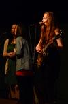 Alice Hardin and her band open for Sugar and the Hi-Lows at Barefoots Joe. - Photo by Anne Richoux