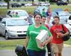 Emily Williams, sophomore elementary education major, along with many other Union student leadership members, helps during new student move-in day. - Photo by Ebbie Davis