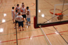 The independent men huddle up before an intramural matchup. - Photo by Kristen Nicole Sayres