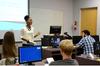 Reneé Jones, associate director of the Vocatio Center for Life Calling and Career, leads a seminar addressing the question, 'What Can I Do with a Major in Computer Science?' - Photo by Anne Richoux